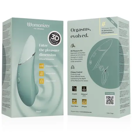 Womanizer Next Sage 3D Pleasure Air Intimate Technology Waterproof