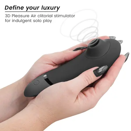Womanizer Next Air Technology Intimate Device Black 14 Levels Waterproof