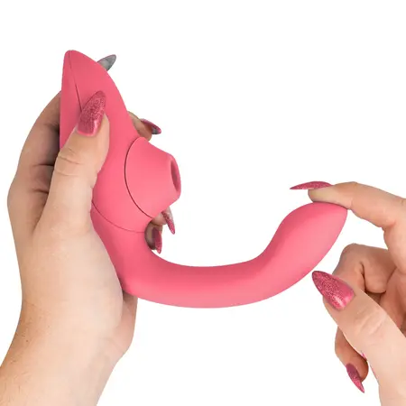 Womanizer Blend Intimate Air Wave System Vibrant Rose, Dual Motor, IPX7