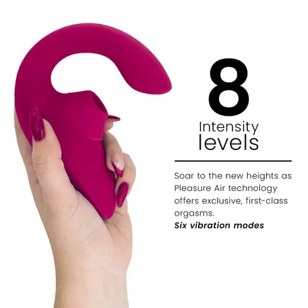 Womanizer Blend Rabbit Vibrator Dual Stimulation Vibrant Pink 113x51x139mm