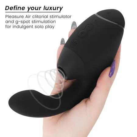 Womanizer Duo Next Black - Dual Air Pulse & Vibration Intimate Machine