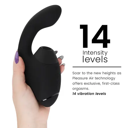 Womanizer Duo Next Black - Dual Air Pulse & Vibration Intimate Machine