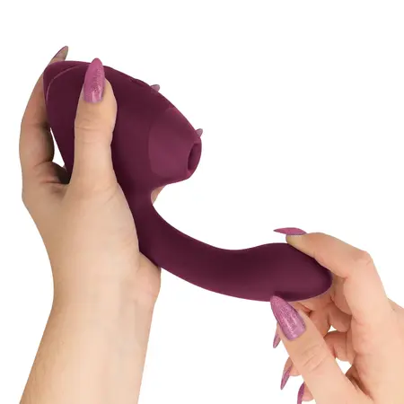 Womanizer Duo Next Dusky Pink Dual Intimate Stimulator, Air & Vibration, IPX7
