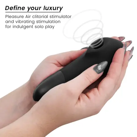 Womanizer Enhance Black - Dual-Action Intimate Air & Vibration Device