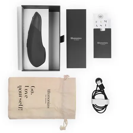 Womanizer Enhance Black - Dual-Action Intimate Air & Vibration Device