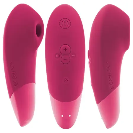 Womanizer Enhance Intimate Air & Vibration Device Vibrant Pink 158mm