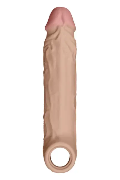 SHAFT Sheath Model F Size 1 Pine 19.8cm Liquid Silicone Sleeve