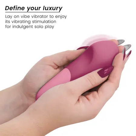 Womanizer Vibe Lay-On UltraWave Silent Model Dusky Pink Silicone IPX7