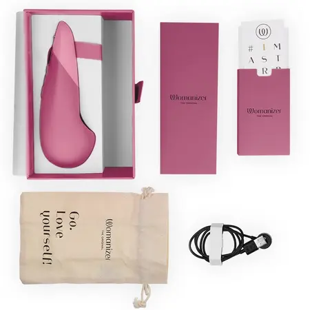 Womanizer Vibe Lay-On UltraWave Silent Model Dusky Pink Silicone IPX7