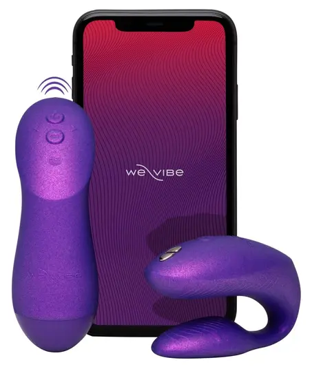 We-Vibe Chorus Pro Flexible Couples Device Cosmic Purple 3 Motors App Control