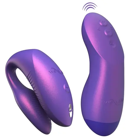 We-Vibe Chorus Pro Flexible Couples Device Cosmic Purple 3 Motors App Control