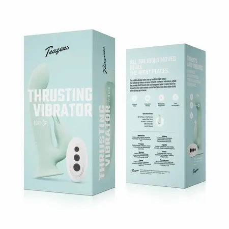 Teazers Rotating Rabbit System with Remote - Suction Cup, Waterproof, USB