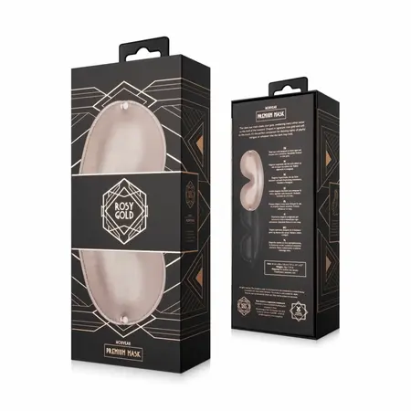 Rosy Gold Premium Eye Mask Rose Gold - Elegant Sensory Isolation Accessory