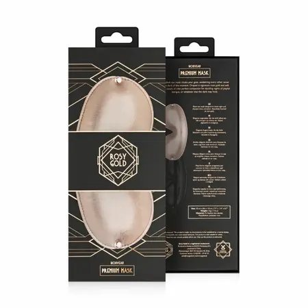 Rosy Gold Premium Eye Mask Rose Gold - Elegant Sensory Isolation Accessory