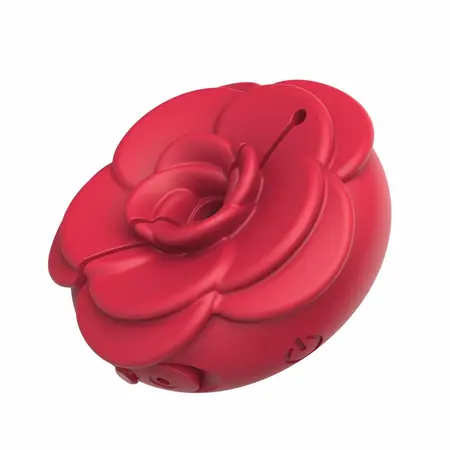 Teazers Vibrating Silicone Nipple Clamps Red - Adjustable & Rechargeable