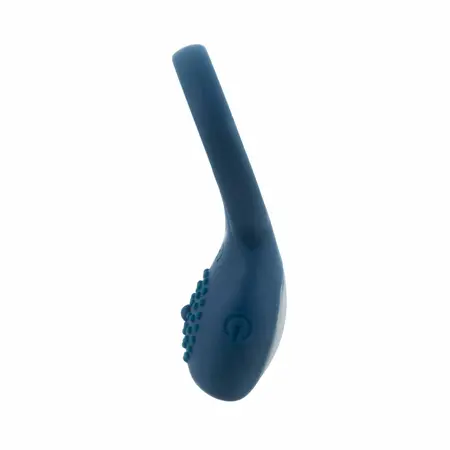 Boners Vibrating Intimate Ring for Couples Blue Silicone Rechargeable