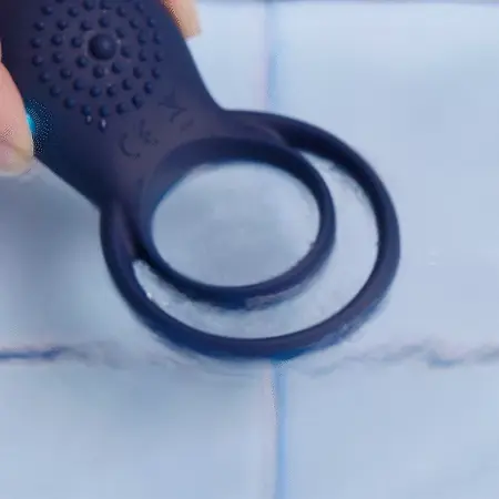 Boners Vibrating Intimate Ring for Couples Blue Silicone Rechargeable