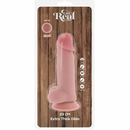 ToyJoy Get Real Deluxe Intimate System Extra Thick 23cm Flesh Tone