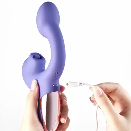 Magic Motion Magic Ponder Intimate Wellness Device Purple Dual Motor