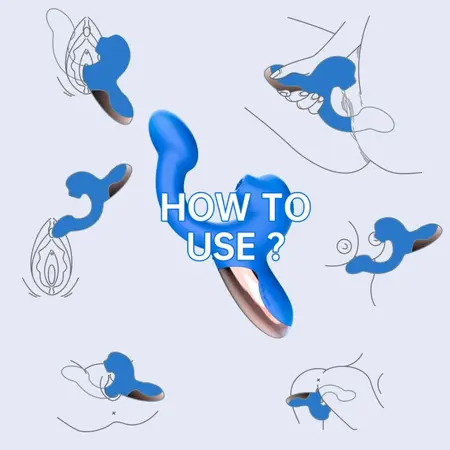 Magic Motion Magic Ponder Dual Motor Intimate Device Blue Rechargeable