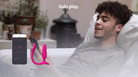 Lovense Lush Interactive Intimate Device Pink - App-Controlled, Light-Up Tail