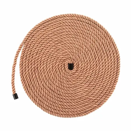 Rosy Gold Rope Set Elegant Luxury Bondage Ropes 8m Soft Fiber Gold