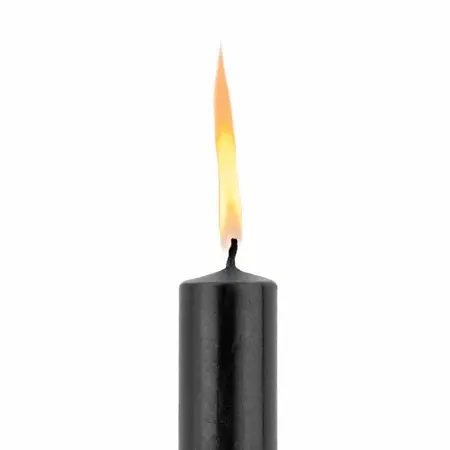 Rosy Gold Seduction Candle Set Black - Elegant Drip Candles, 4 pcs