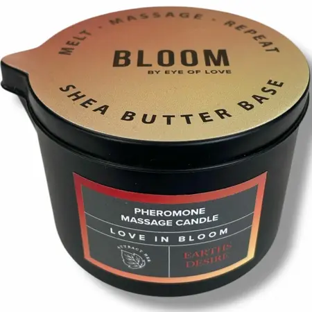 Eye of Love Bloom Earth’s Desire Sativa Massage Candle 150ml Vegan