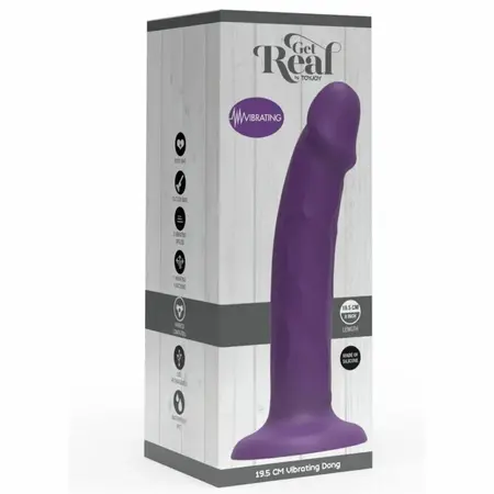 TOYJOY Get Real Silicone Intimate Device Purple 19.5 cm Rechargeable