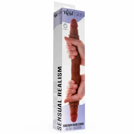 ToyJoy Get Real Silicone Double-Sided Intimate Device Caramel 40cm