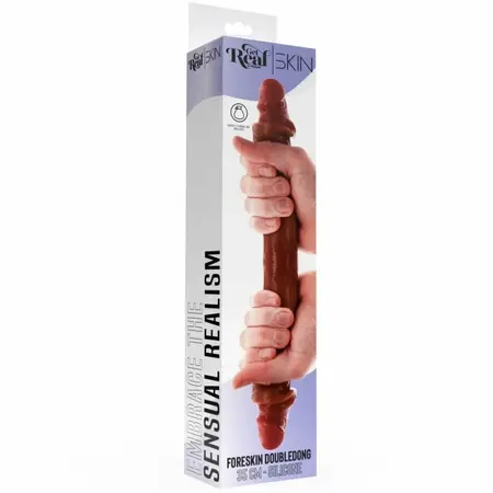 ToyJoy Get Real Silicone Dual-Ended Intimate Device Caramel 35cm