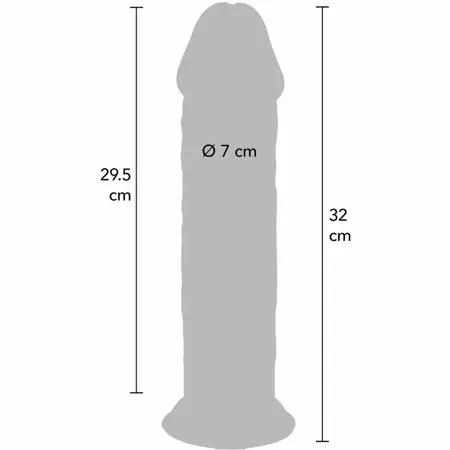 ToyJoy Get Real Deluxe Double-Density TPE Thick Intimate Model 32cm
