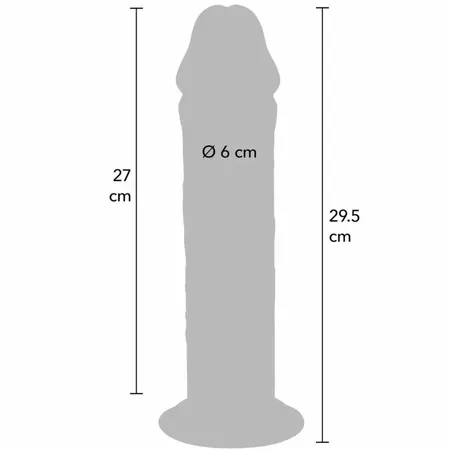 TOYJOY Get Real Deluxe Double-Density Intimate Model 29.5 cm Thick TPE