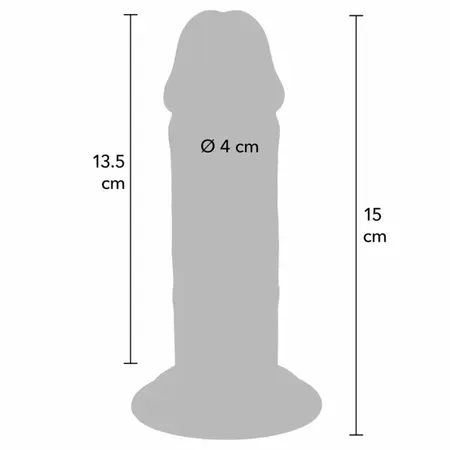 ToyJoy Get Real Deluxe Intimate System 15 cm Dual-Density TPE Thick Model