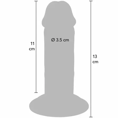 ToyJoy Get Real Deluxe Intimate Device 13 cm Dual-Density TPE, Thick Model