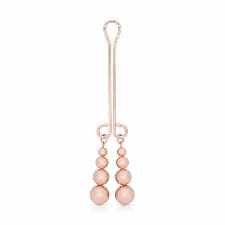Rosy Gold Precision Clamp with Subtle Weight - Elegant Metallic Finish