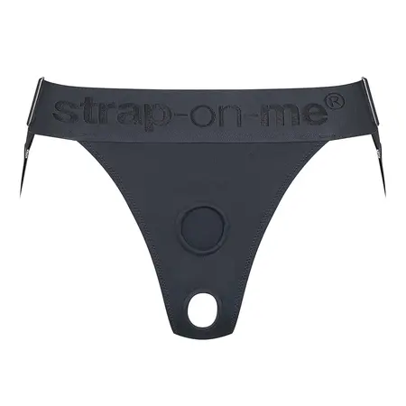 Strap-on-me Unique Harness Grey - Adjustable Microfibre One Size