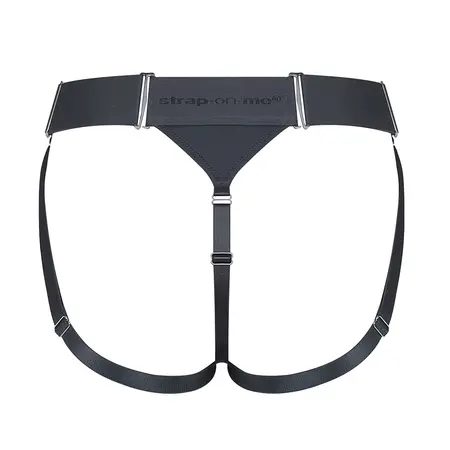 Strap-on-me Unique Harness Grey - Adjustable Microfibre One Size
