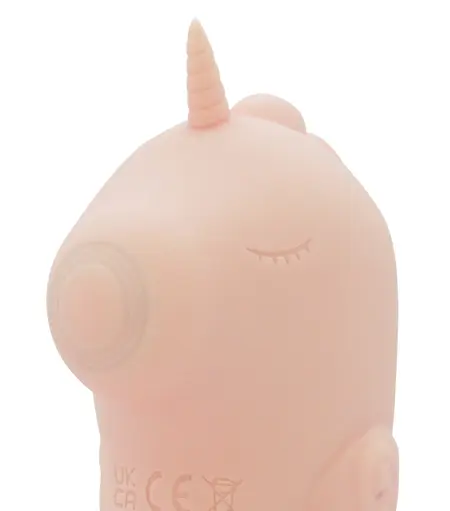 Unihorn C-Horse Coral Throb Dual Vibrating Intimate Device Silicone Pink