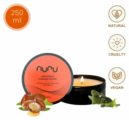 Nuru Massage Candle 200ml Seaweed & Ylang Ylang Aromatic Spa Formula