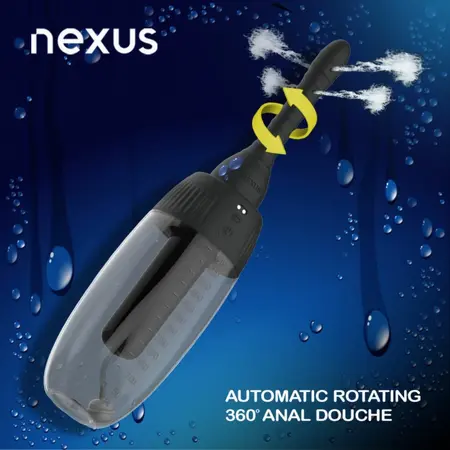 Nexus Revo Clean 360° Rotating Hygiene Device Black 600ml USB Rechargeable