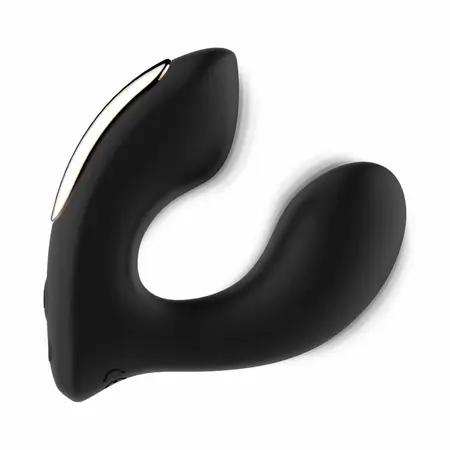 Rosy Gold Wearable Intimate Device Black with Luxury Charging Case