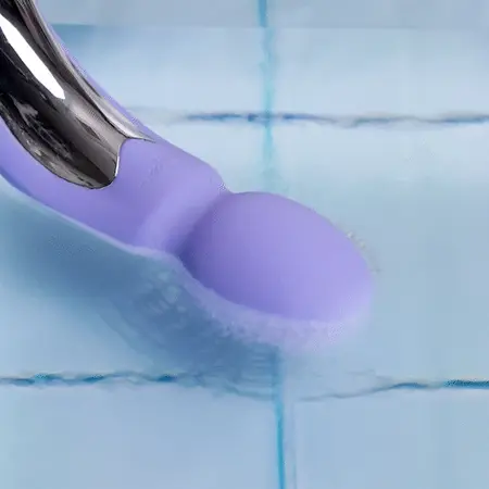 Teazers Curved Wand Lavender - Ergonomic Silicone Vibrating Device