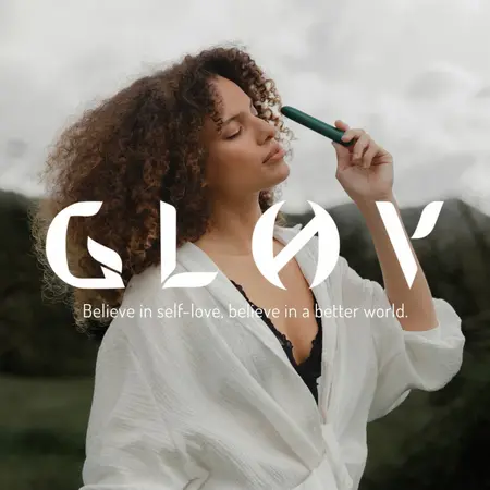 Glov Luna Eco Pin-Point Green - Rechargeable Targeted Vibrator