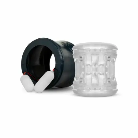 FPPR Dual-Sided Vibrating Sensation Device Black Waterproof Compact
