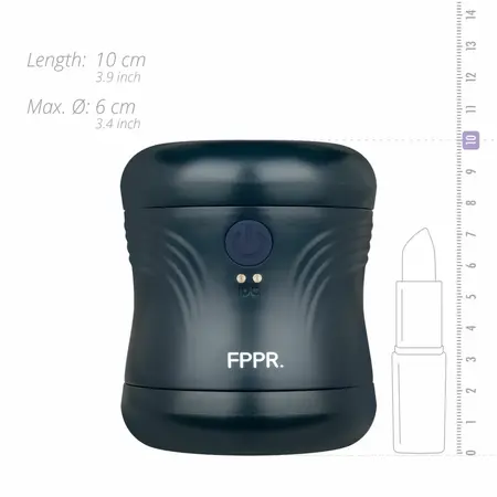 FPPR Dual-Sided Vibrating Sensation Device Black Waterproof Compact