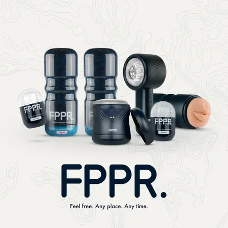 FPPR Dual-Sided Vibrating Sensation Device Black Waterproof Compact