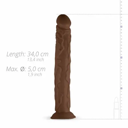 Real Fantasy David 35 cm Flexible Anatomical Model with Suction Cup