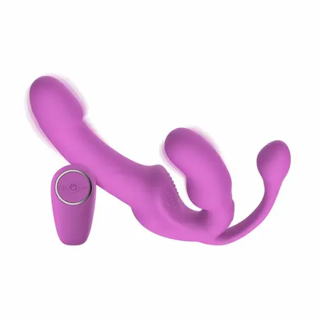 Teazers Strapless Pink Intimate System with Dual Plug & Remote Control