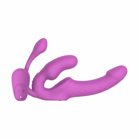 Teazers Strapless Pink Intimate System with Dual Plug & Remote Control